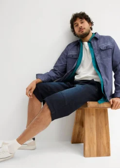 Hombre bonprix bonprix Bermudas vaqueras elásticas, regular fit