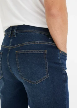 Hombre bonprix bonprix Bermudas vaqueras elásticas con corte normal (2 unidades)