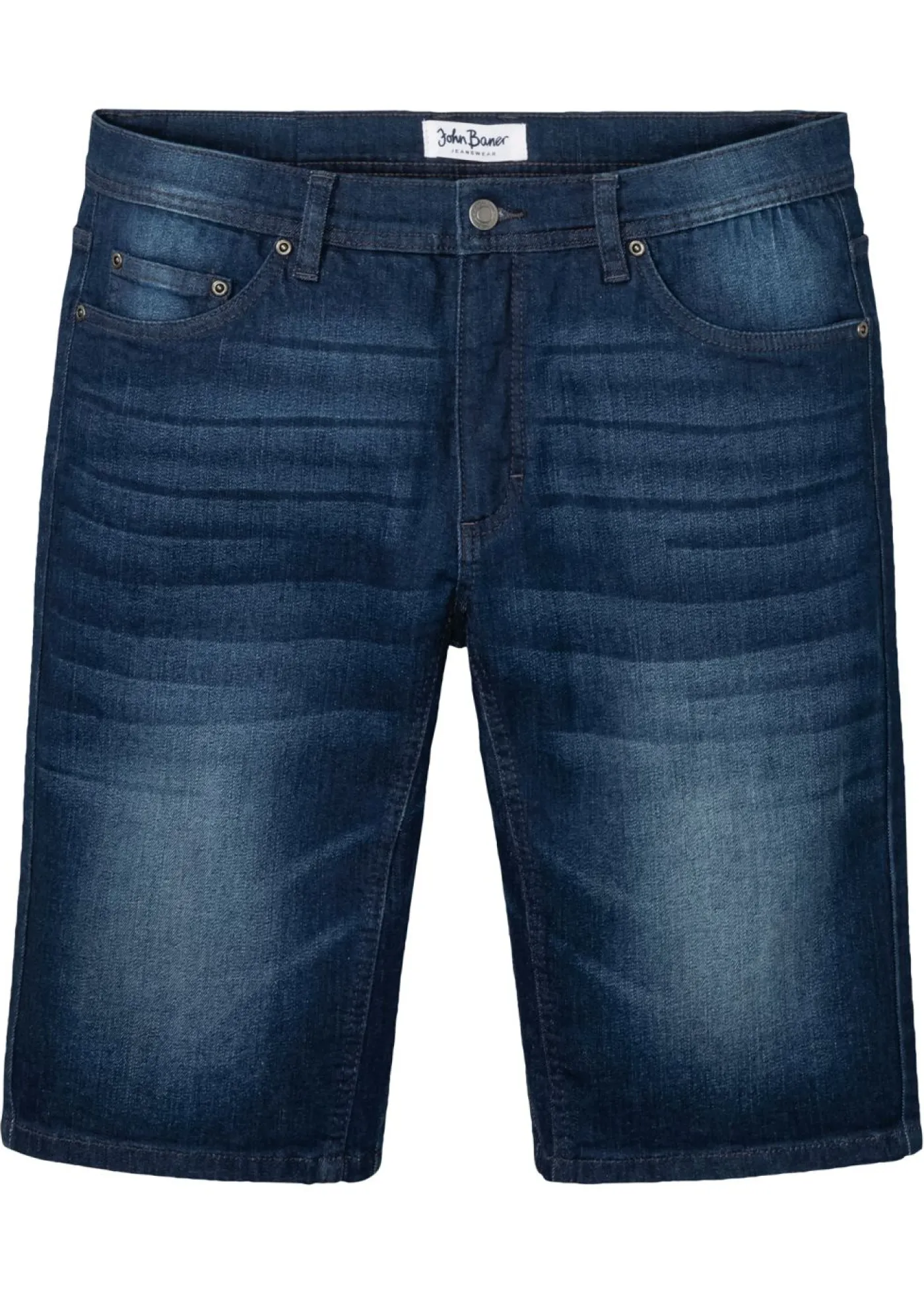 bonprix bonprix Shorts|Vaqueros>Bermudas vaqueras elásticas con entrepierna reforzada y corte regular Denim