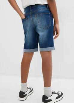 Niños bonprix bonprix Bermudas vaqueras elásticas con cintura ajustable y corte ajustado