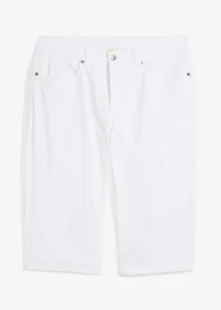 Hombre bonprix bonprix Bermudas vaqueras elásticas largas y ligeras, regular fit