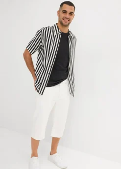 Hombre bonprix bonprix Bermudas vaqueras elásticas largas y ligeras, regular fit