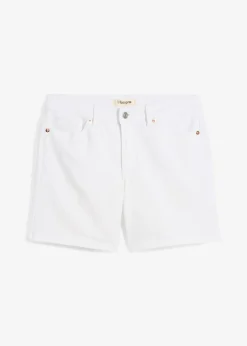 Mujer bonprix bonprix Bermudas vaqueras poco elásticas con talle medio