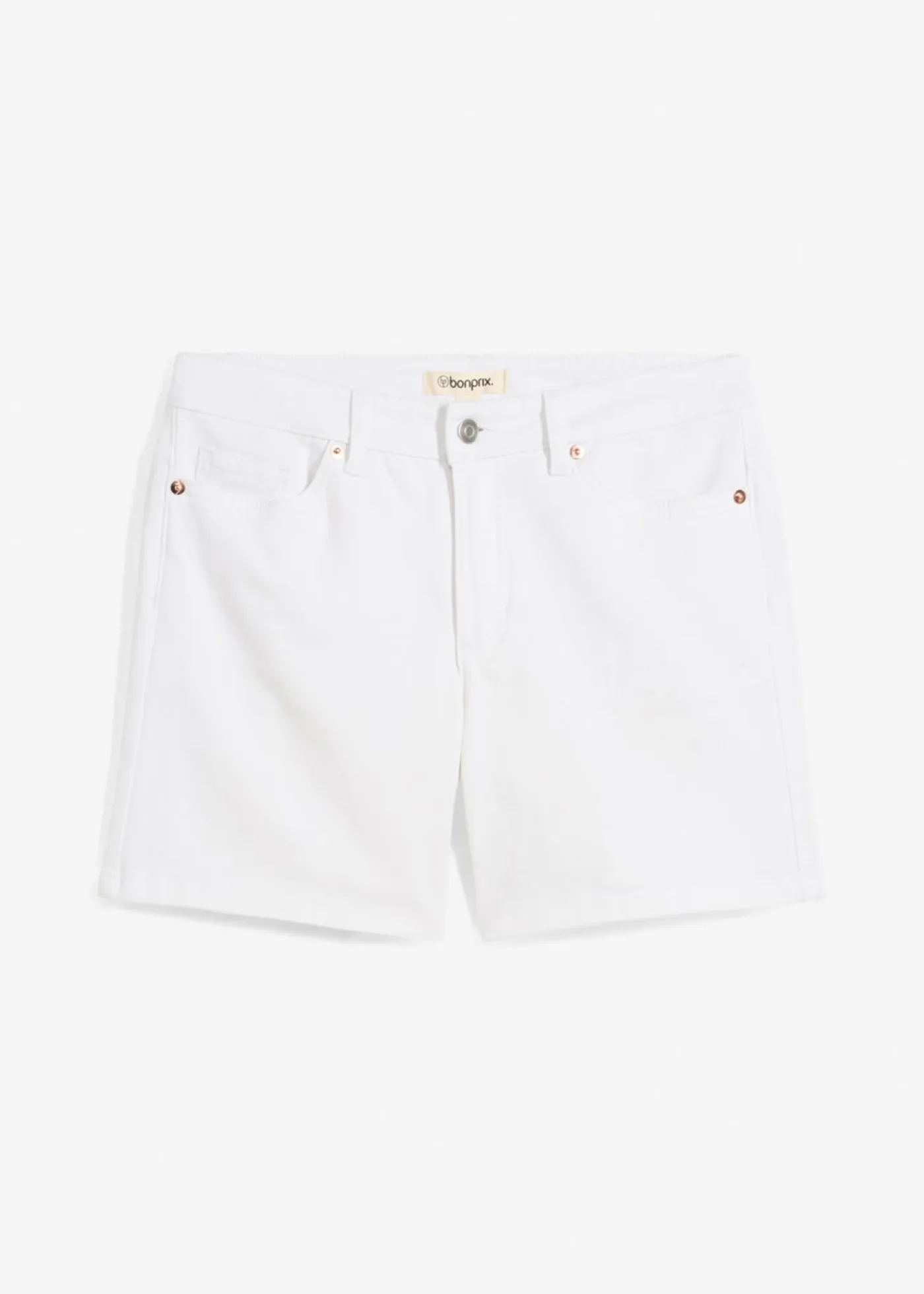 Mujer bonprix bonprix Bermudas vaqueras poco elásticas con talle medio