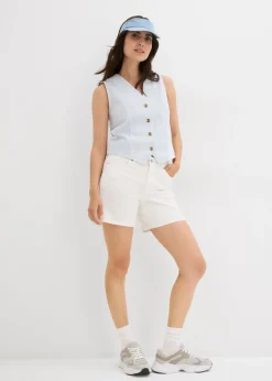 Mujer bonprix bonprix Bermudas vaqueras poco elásticas con talle medio