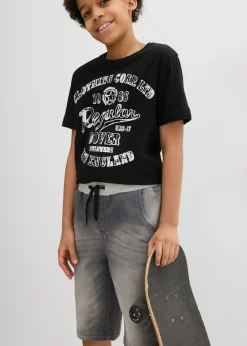 Niños bonprix bonprix Bermudas vaqueras sin cierre, regular fit