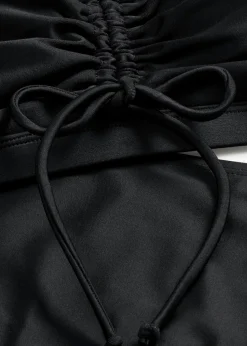 bonprix bonprix Novedades|Bikinis>Bikini tipo bustier (2 piezas) con cintas para anudar Negro