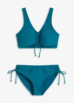 Mujer bonprix bonprix Bikini tipo bustier (2 piezas) con cintas para anudar
