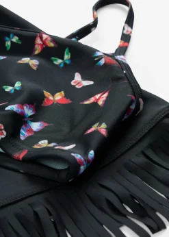 bonprix bonprix Bañadores Y Bikinis De Niña>Bikini y falda (3 piezas) Negro