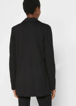 Mujer bonprix bonprix Blazer largo Punto di Roma de mezcla de viscosa