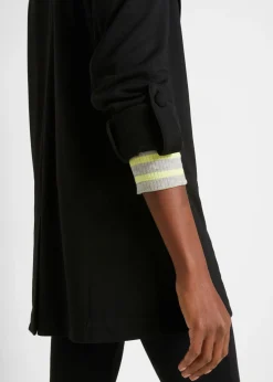 Mujer bonprix bonprix Blazer largo Punto di Roma de mezcla de viscosa