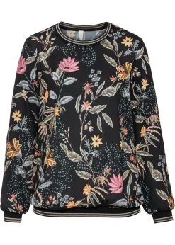 bonprix bonprix Camisas Y Blusas>Blusa Negro de flores