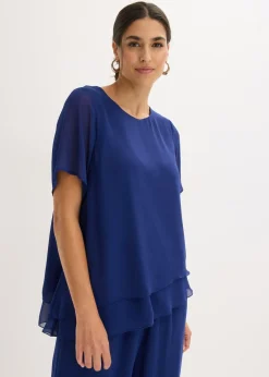 bonprix bonprix Camisas Y Blusas|Novedades>Blusa Azul oxford