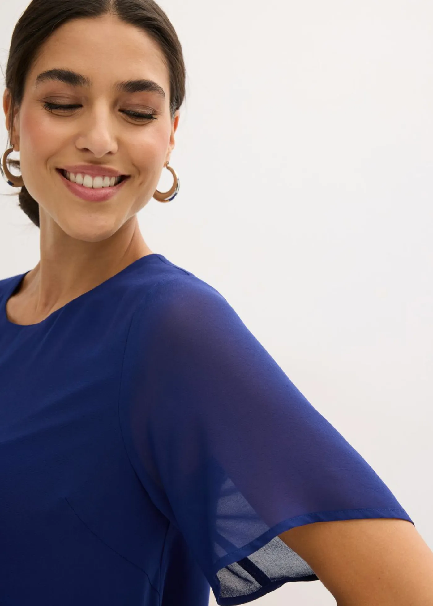 bonprix bonprix Camisas Y Blusas|Novedades>Blusa Azul oxford