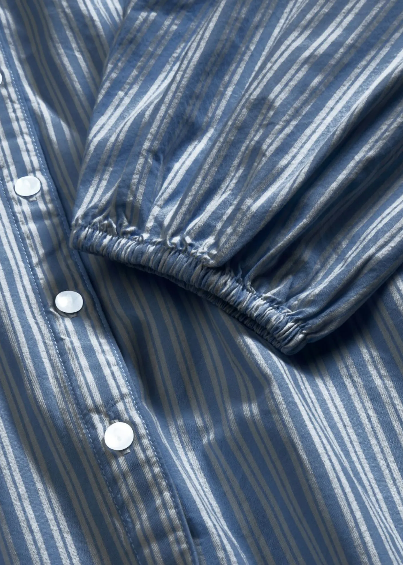 bonprix bonprix Camisas Y Blusas>Blusa azul ahumado/blanco rayas verticales