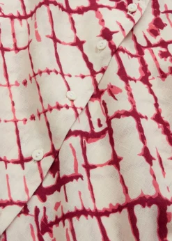 bonprix bonprix Camisas Y Blusas>Blusa violeta-crudo estampado