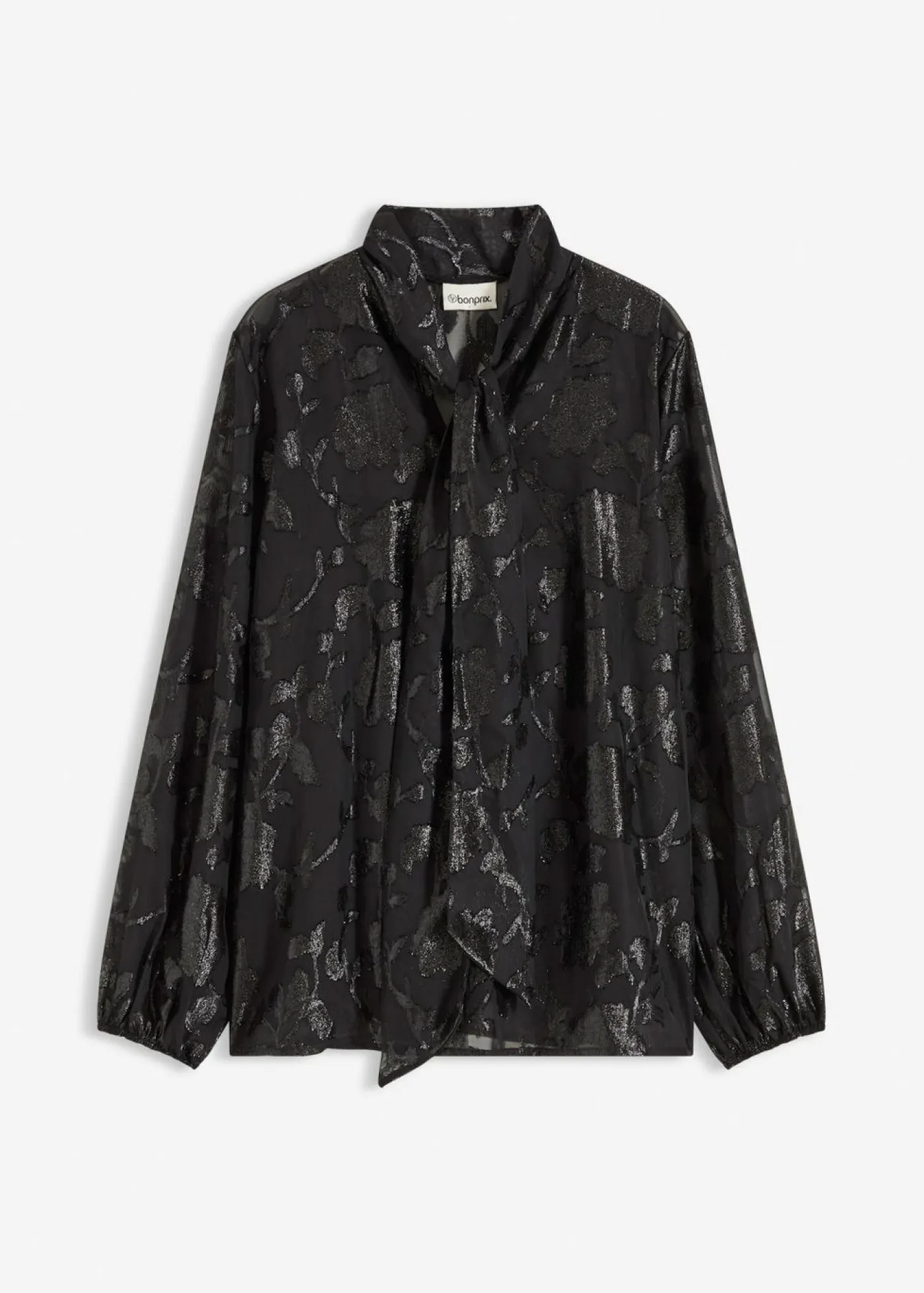 bonprix bonprix Camisas Y Blusas|Ropa Elegante>Blusa con bordado Negro