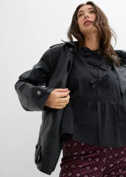 Mujer bonprix bonprix Blusa con detalles de lazo