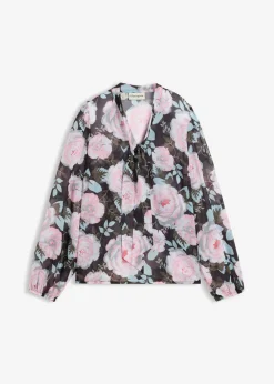 Mujer bonprix bonprix Blusa con lazo