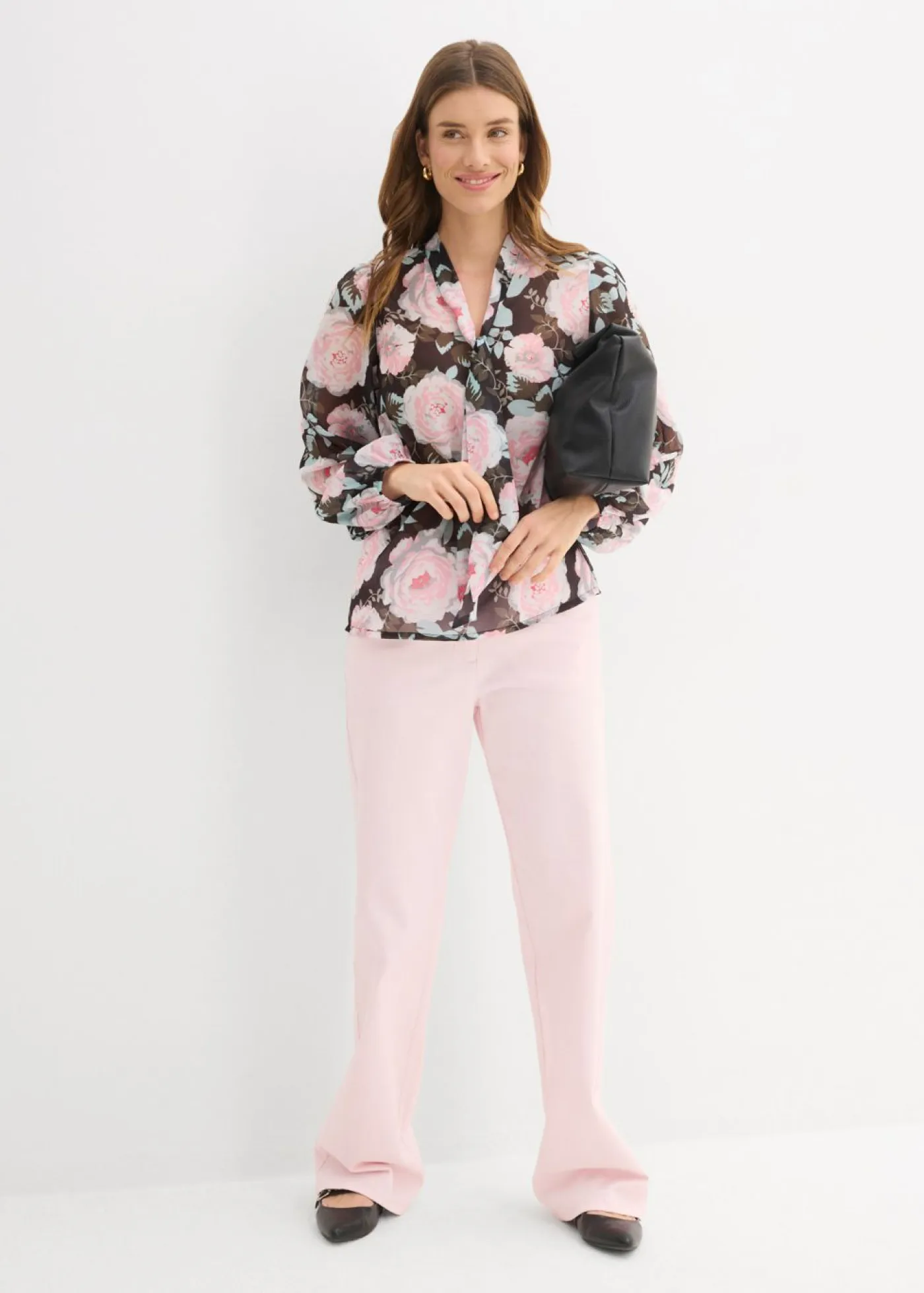 Mujer bonprix bonprix Blusa con lazo