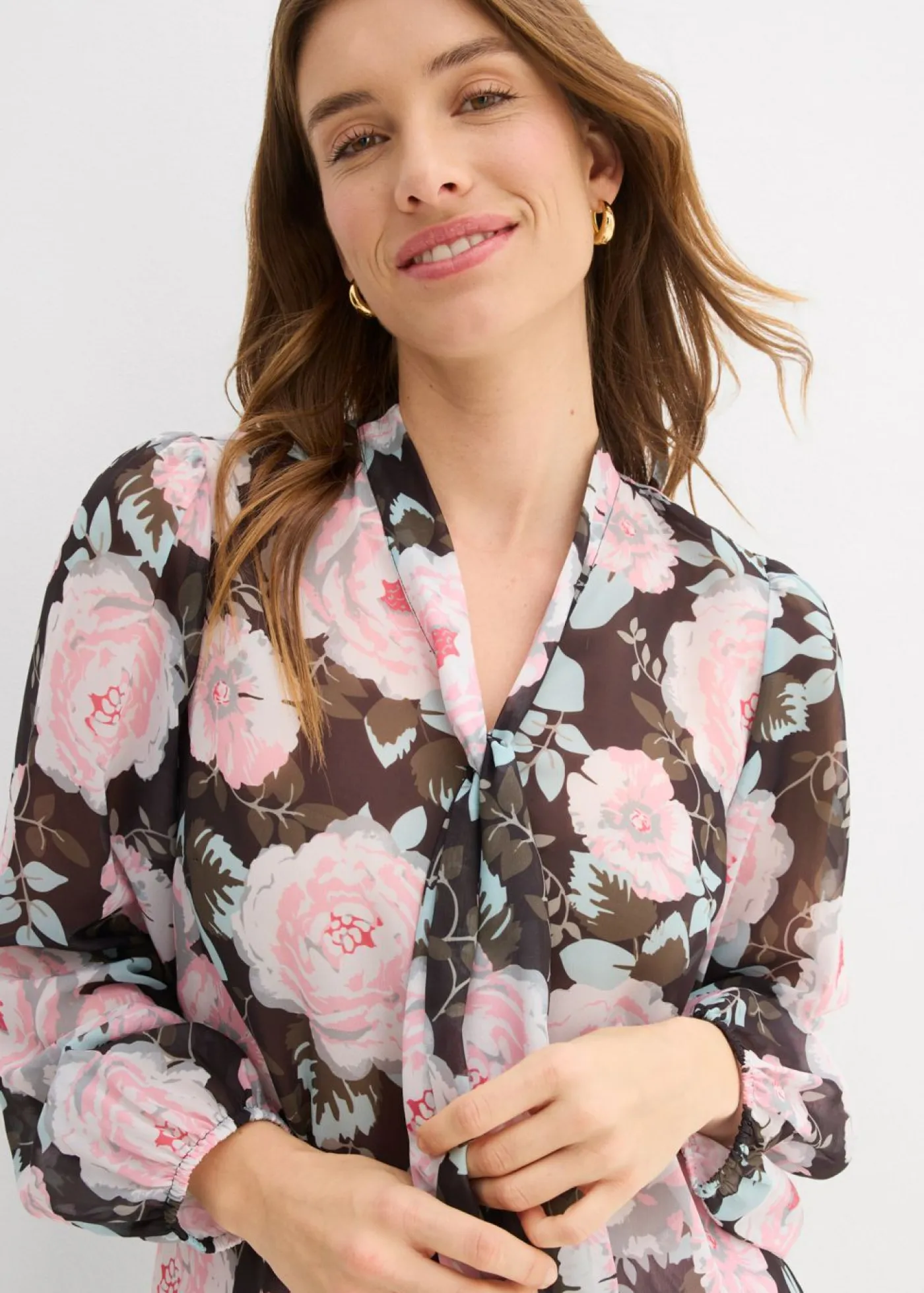 Mujer bonprix bonprix Blusa con lazo