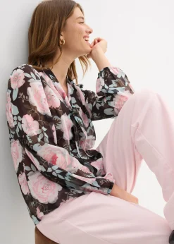 Mujer bonprix bonprix Blusa con lazo