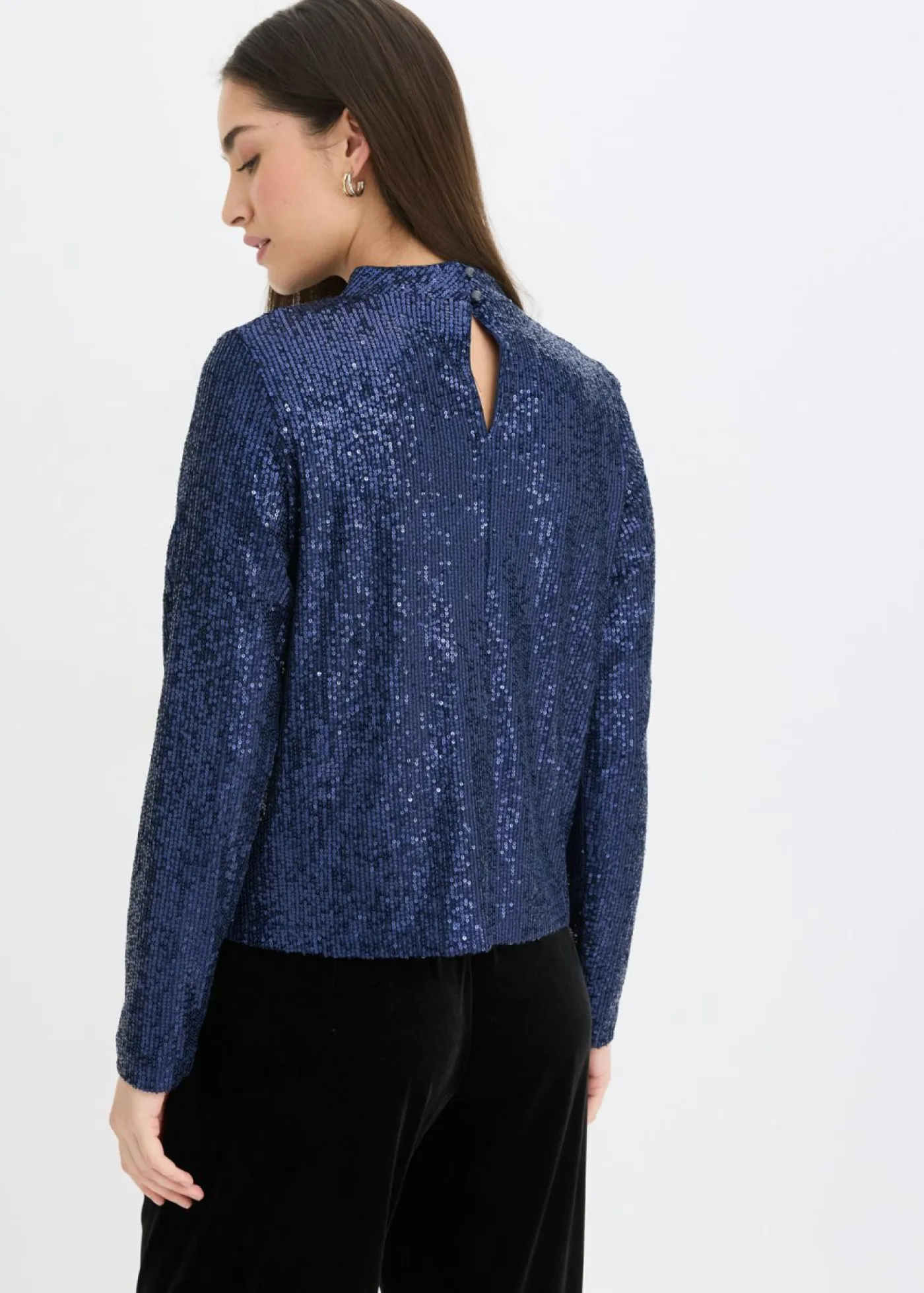 Mujer bonprix bonprix Blusa con lentejuelas