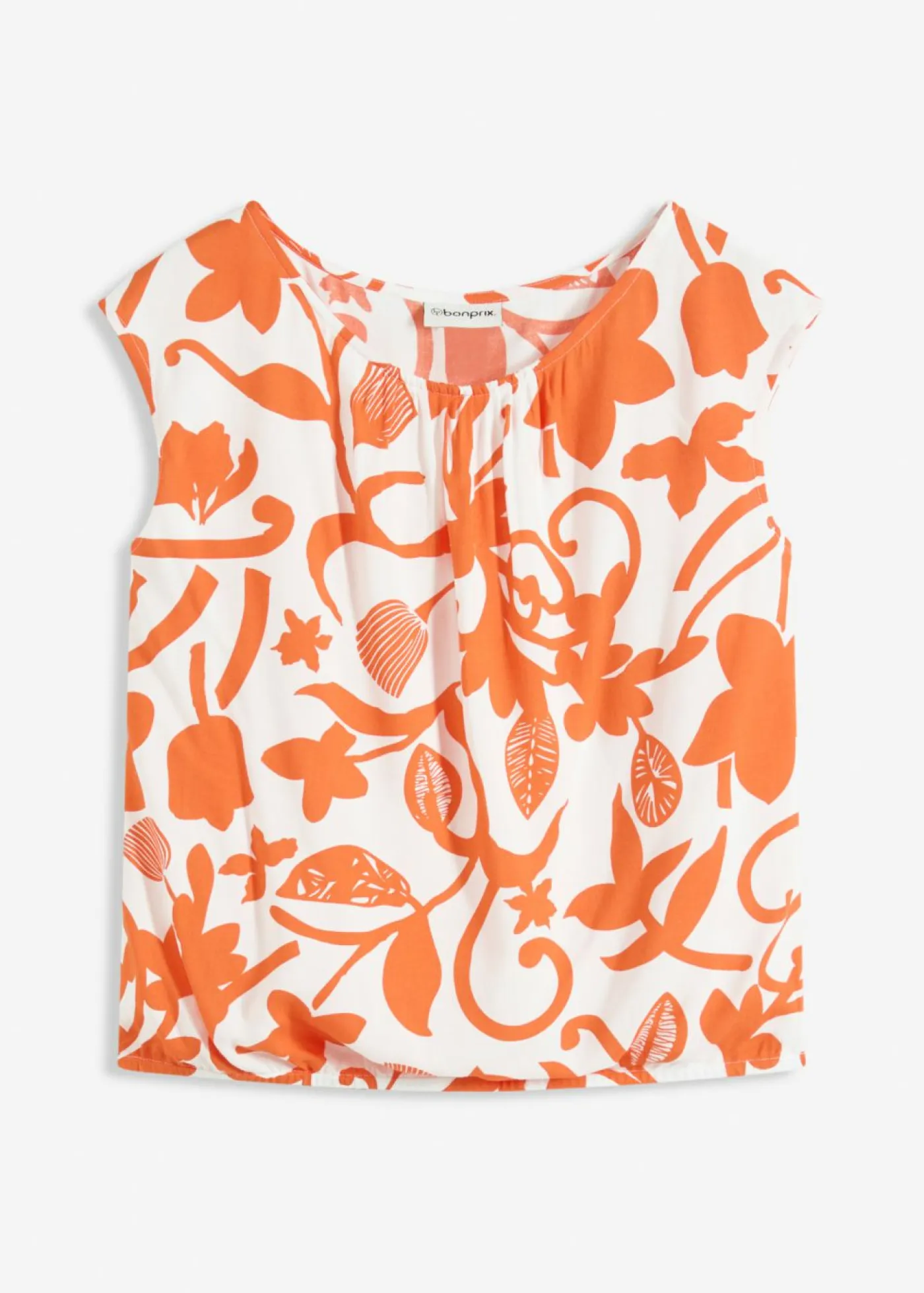 Mujer bonprix bonprix Blusa corta de viscosa fluida