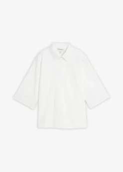bonprix bonprix Camisas Y Blusas>Blusa de algodón orgánico puro Blanco