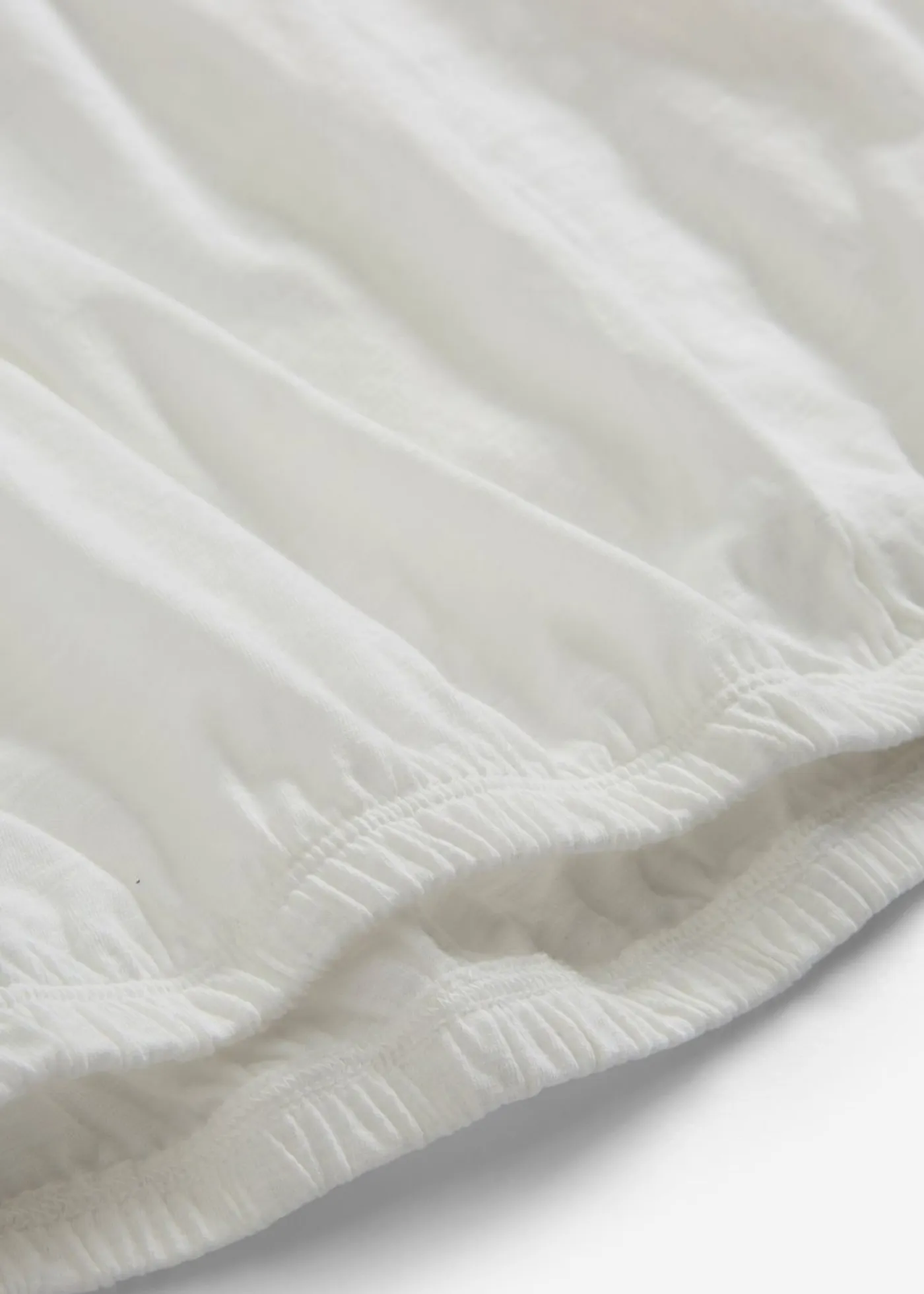 bonprix bonprix Camisetas>Blusa de algodón orgánico puro Blanco lana