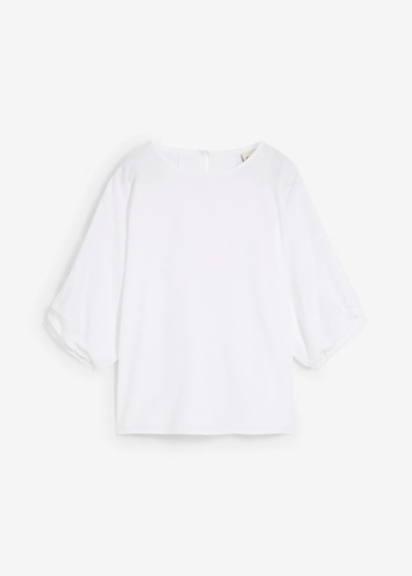 bonprix bonprix Camisas Y Blusas>Blusa de algodón puro Blanco