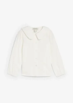 bonprix bonprix Ropa 2 A 9 Años·Camisetas>Blusa de algodón puro Blanco lana