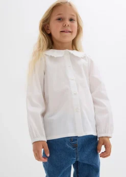 bonprix bonprix Ropa 2 A 9 Años·Camisetas>Blusa de algodón puro Blanco lana