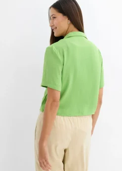 Mujer bonprix bonprix Blusa de crepé ligero con corte boxy