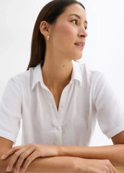 Mujer bonprix bonprix Blusa de crepé ligero con corte boxy