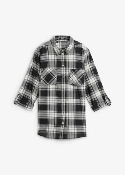 Mujer bonprix bonprix Blusa de cuadros de algodón puro