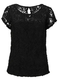 Mujer bonprix bonprix Blusa de encaje