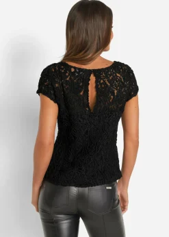 Mujer bonprix bonprix Blusa de encaje