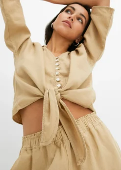 Mujer bonprix bonprix Blusa de lino