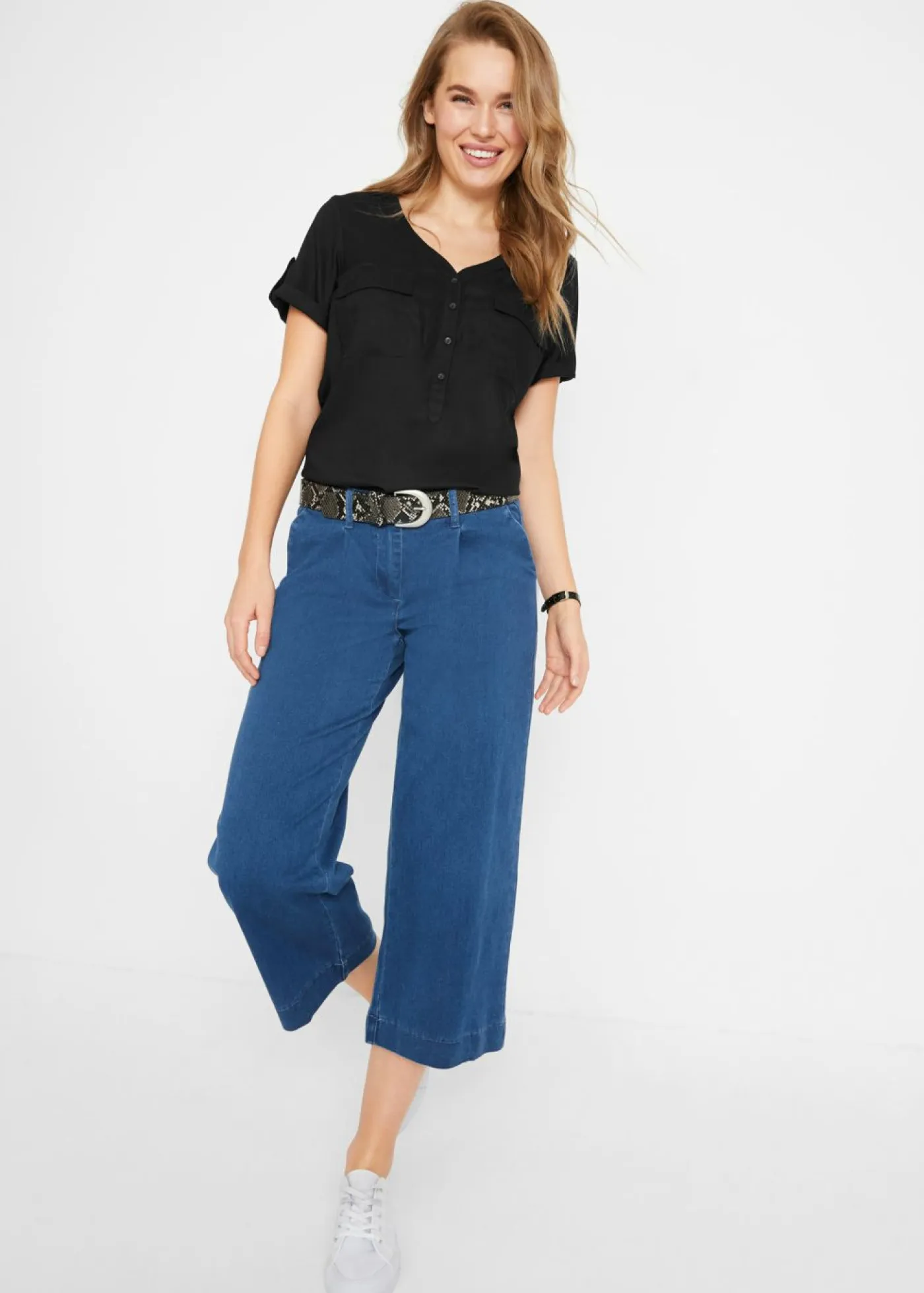 Mujer bonprix bonprix Blusa de manga corta