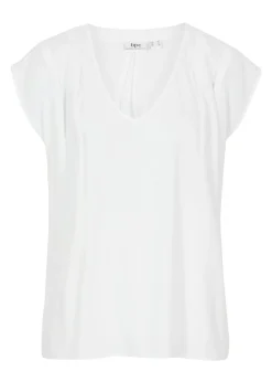 Mujer bonprix bonprix Blusa de manga corta con escote en V