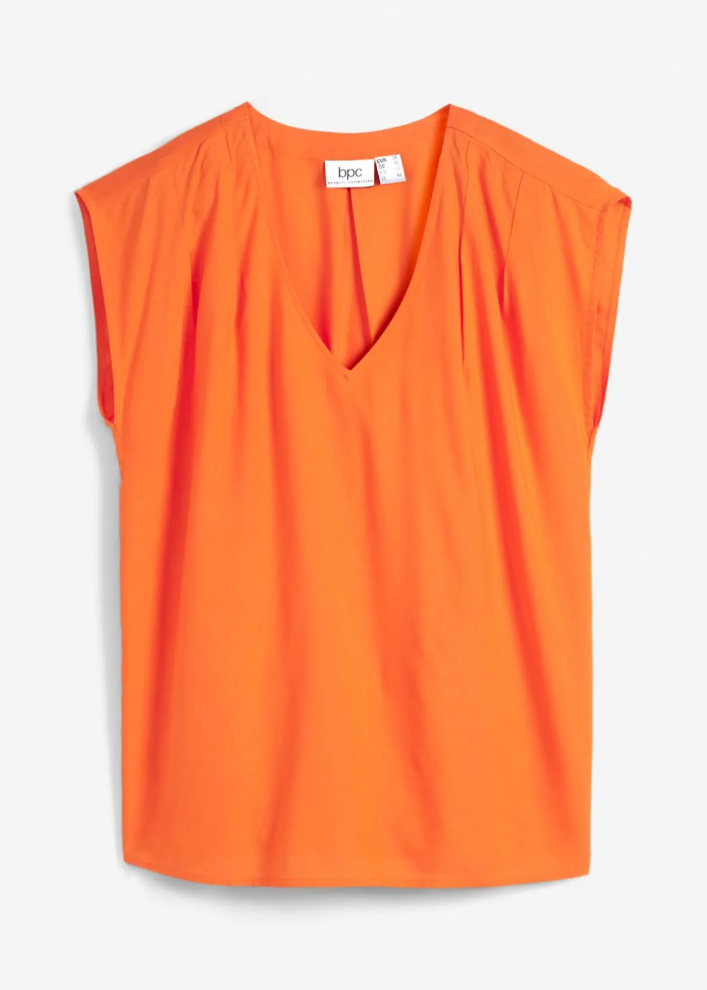 Mujer bonprix bonprix Blusa de manga corta con escote en V