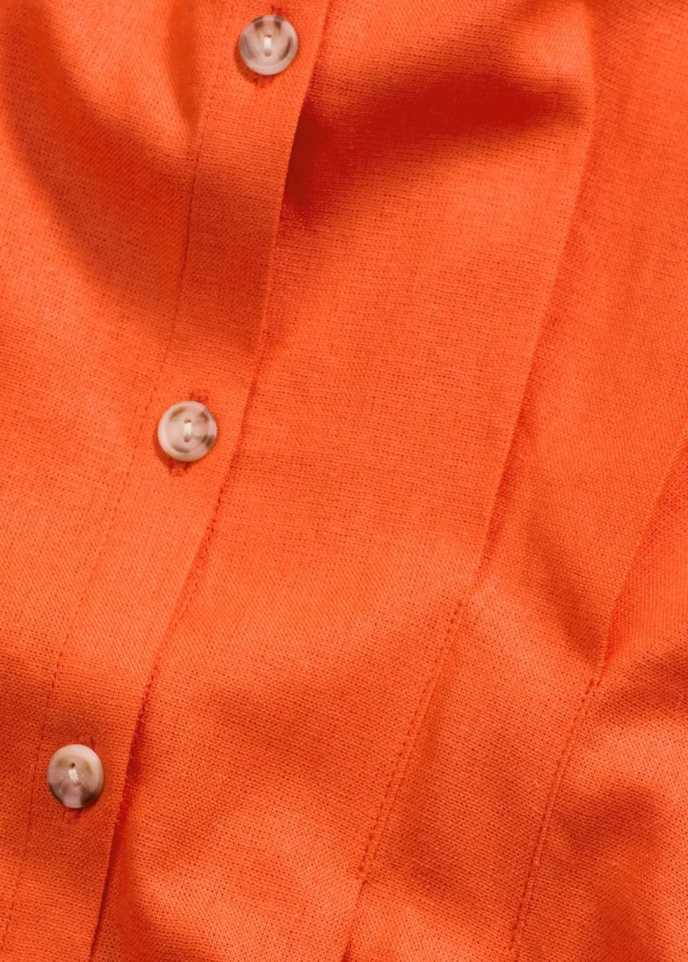 Mujer bonprix bonprix Blusa de manga corta de mezcla de lino vaporoso