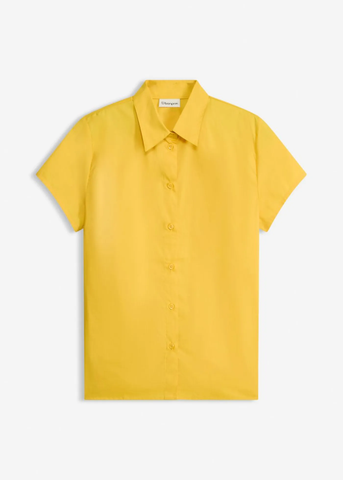 bonprix bonprix Camisas Y Blusas>Blusa de manga corta de popelín azafrán