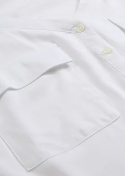 Mujer bonprix bonprix Blusa de manga larga con escote en V de viscosa fluida