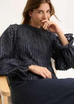 Mujer bonprix bonprix Blusa de material estructurado