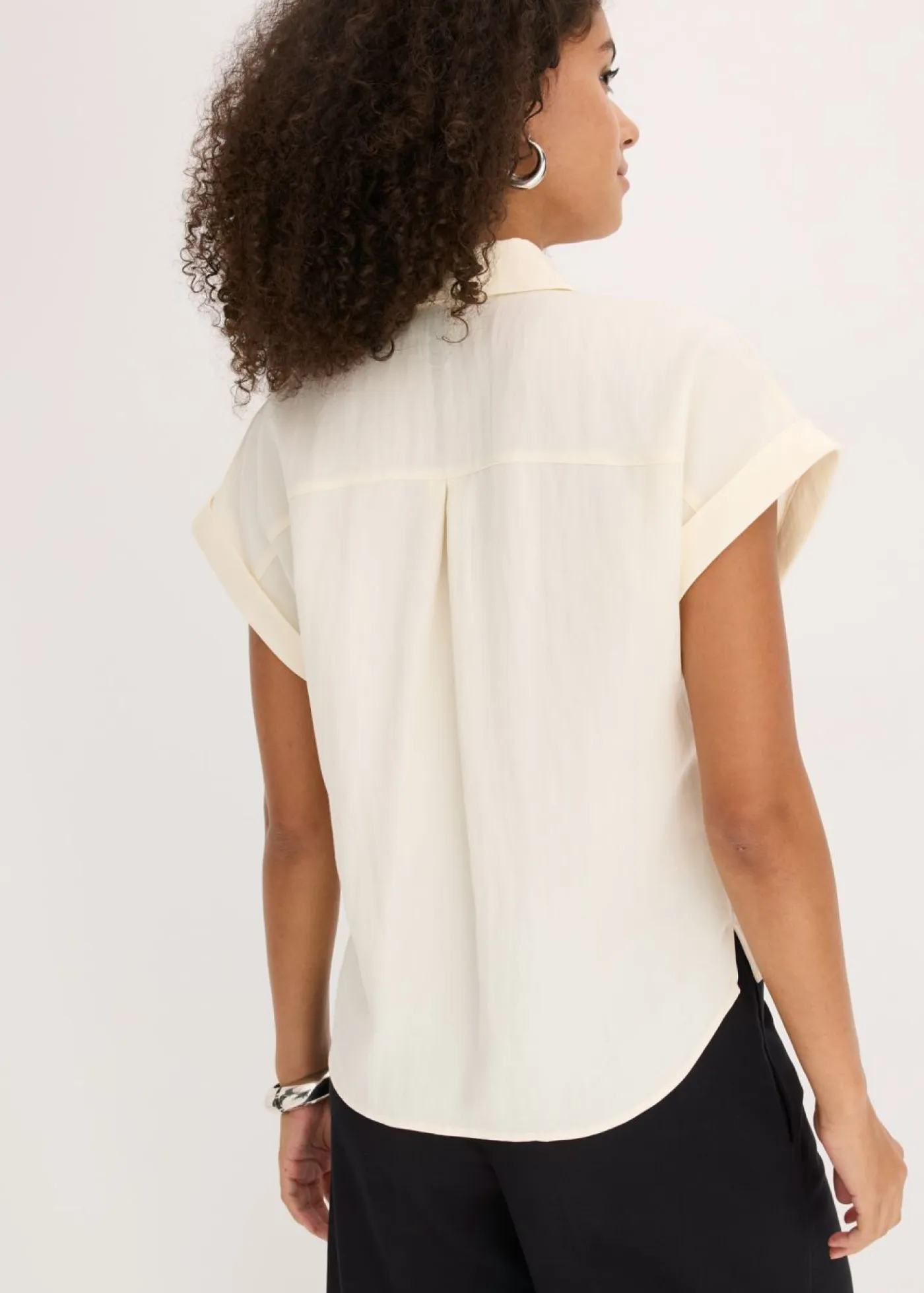 Mujer bonprix bonprix Blusa de mezcla de lyocell fluido