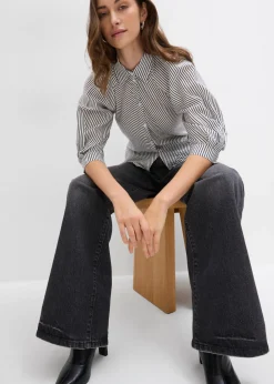 Mujer bonprix bonprix Blusa de mezcla de viscosa fluida