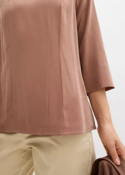 Mujer bonprix bonprix Blusa de mezcla de viscosa fluida