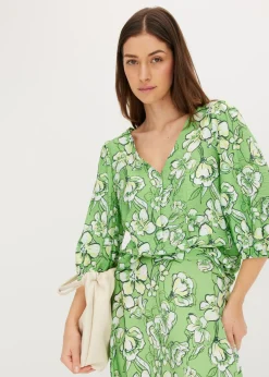 Mujer bonprix bonprix Blusa de mezcla de viscosa fluida